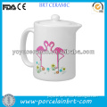 porcelain white wholesale high quality personalized tea pots